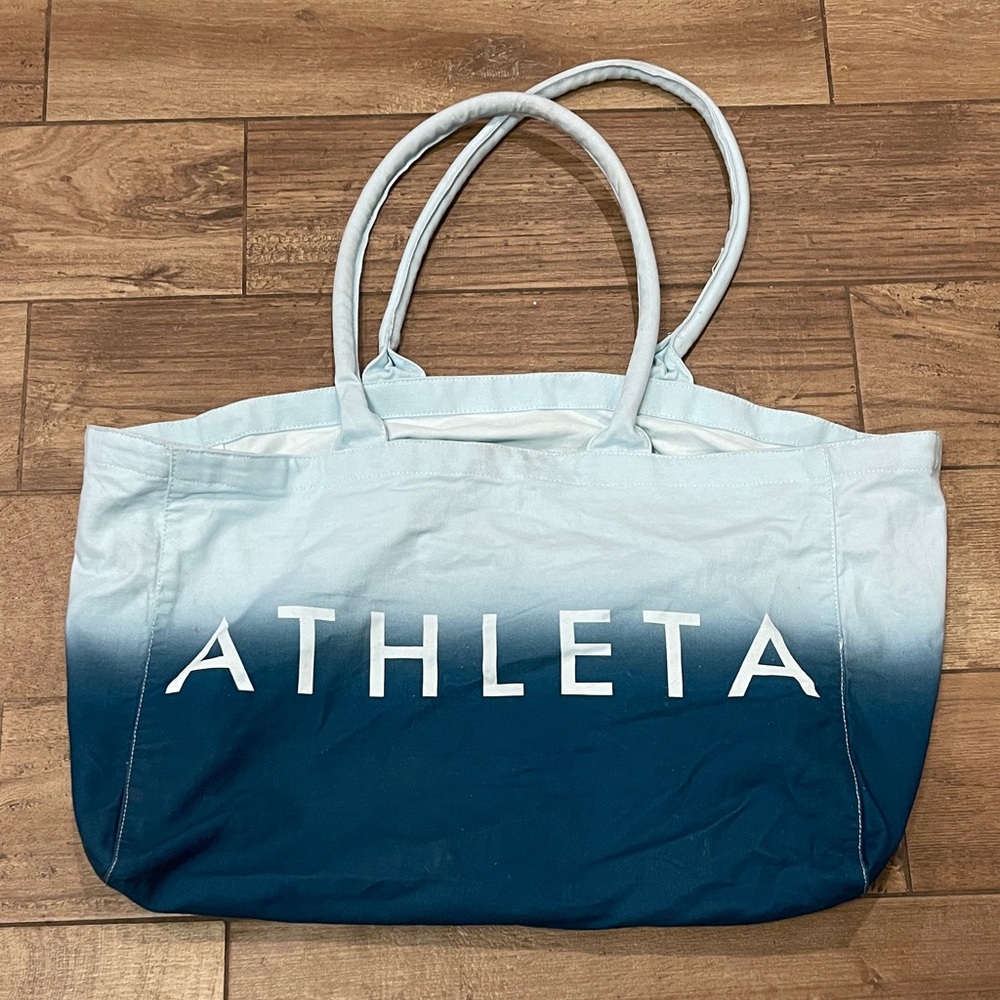 Athleta Ombre Blue Tote Bag